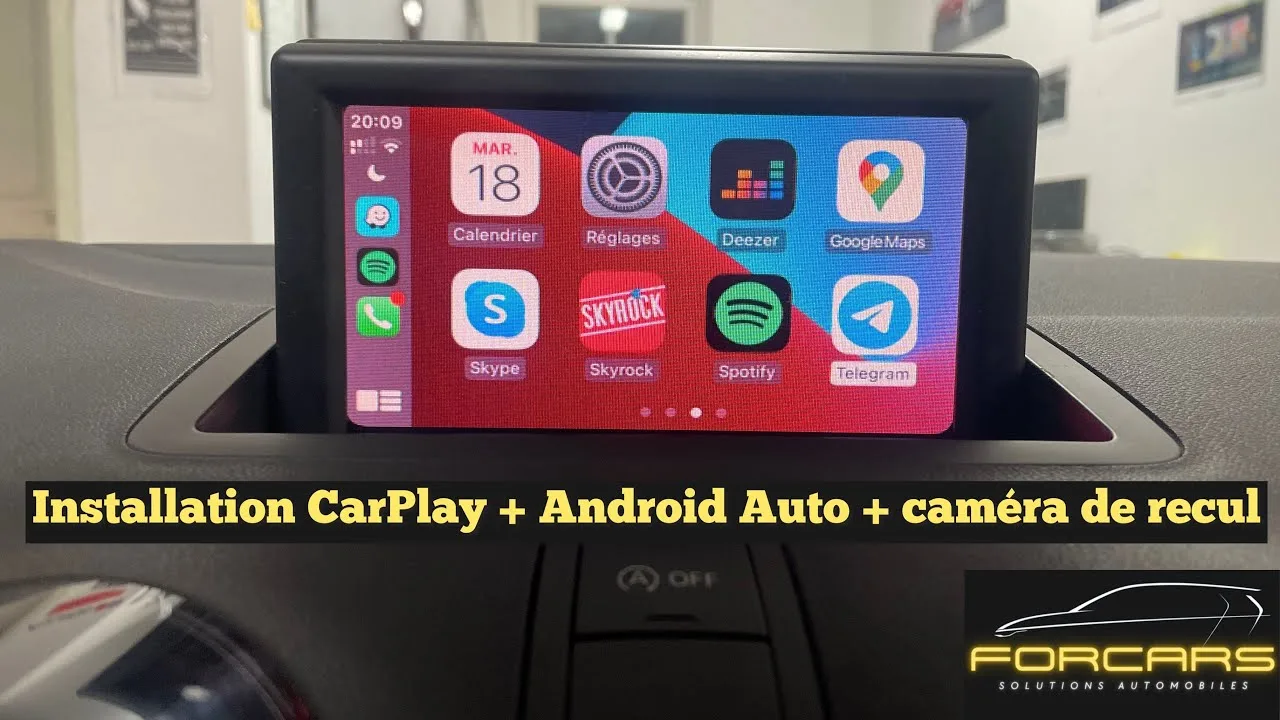 Installation CarPlay / Android Auto + caméra de recul sur Audi A1 8X