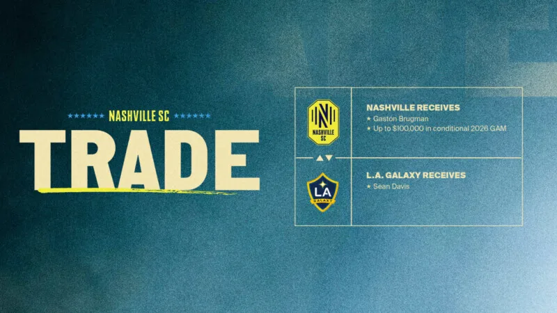 Le club de football de Nashville acquiert Gastón Brugman, MVP de la Coupe MLS Audi 2024
