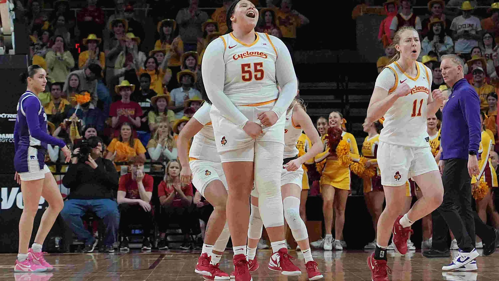 Audi Crooks et Emily Ryan parlent du tirage du tournoi NCAA de l’État de l’Iowa