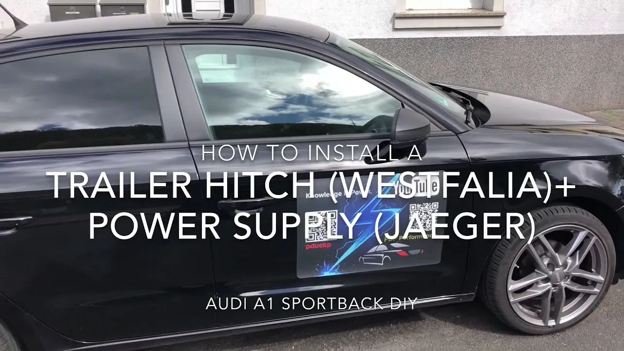 Comment installer un attelage de remorque Westfalia et une alimentation électrique Jaeger Audi A1 Sportback attelage DIY