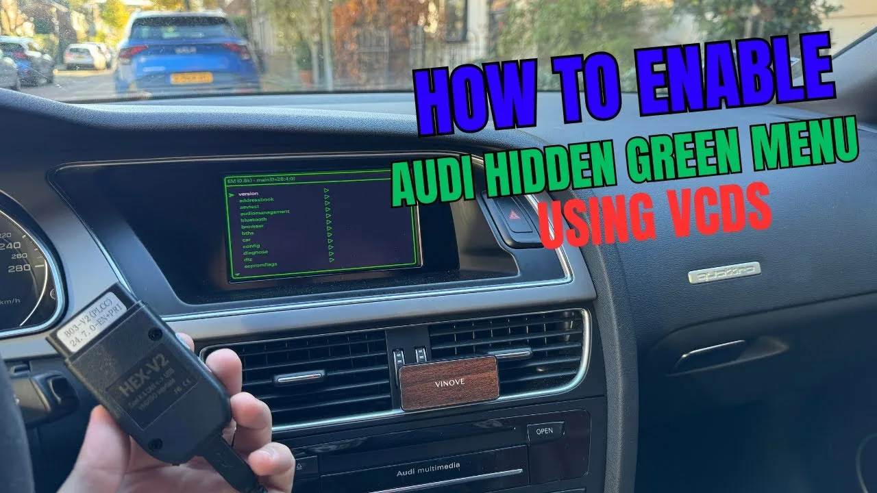 Comment activer le menu vert caché ! | Audi-Volkswagen | (A1 A4 A5 A6 A7 A8 Q3 Q5 Q7)