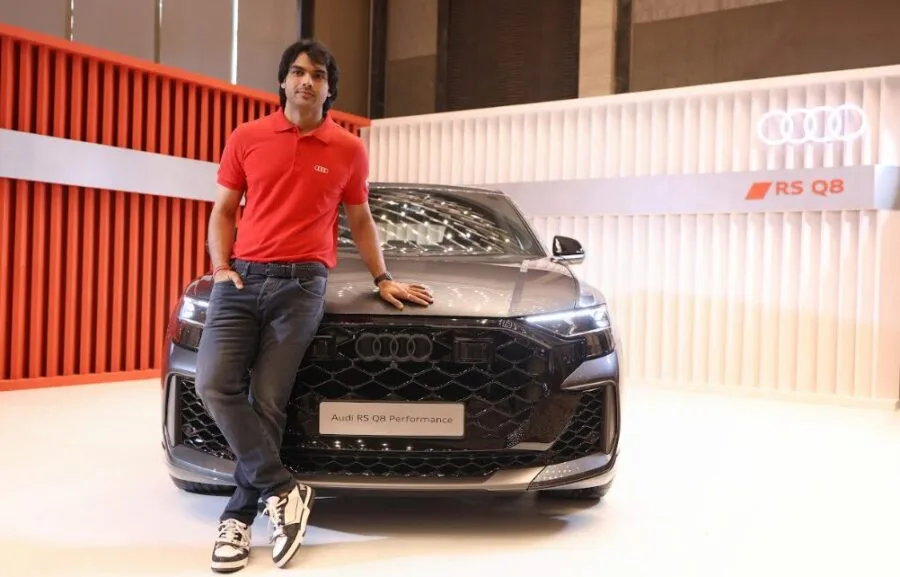 Neeraj Chopra s’associe à Audi India dans un partenariat révolutionnaire