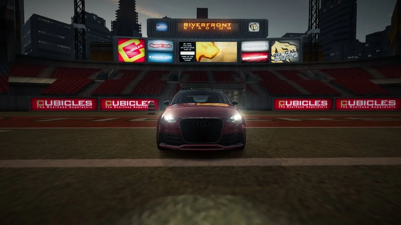 NEED FOR SPEED™ WORLD Audi A1 Sport « Voler bas ».