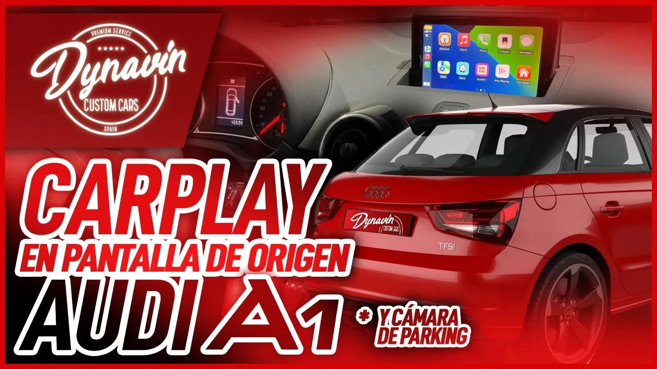SOLUTION CARPLAY DANS AUDI A1. Un expert installe #carplay #androidauto et #camera sur l’écran d’origine