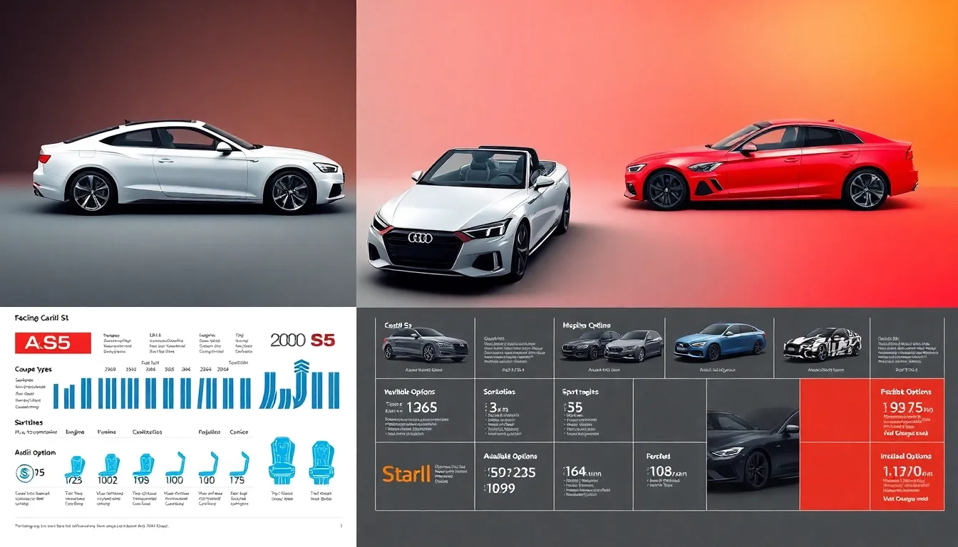 Découvrez la nouvelle Audi S5 : Prix, Options et Comparatif