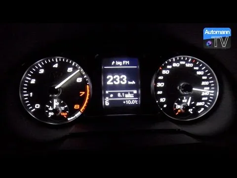 2017 Audi S1 ​​(231 ch) – accélération de 0 à 240 km/h (60 FPS)