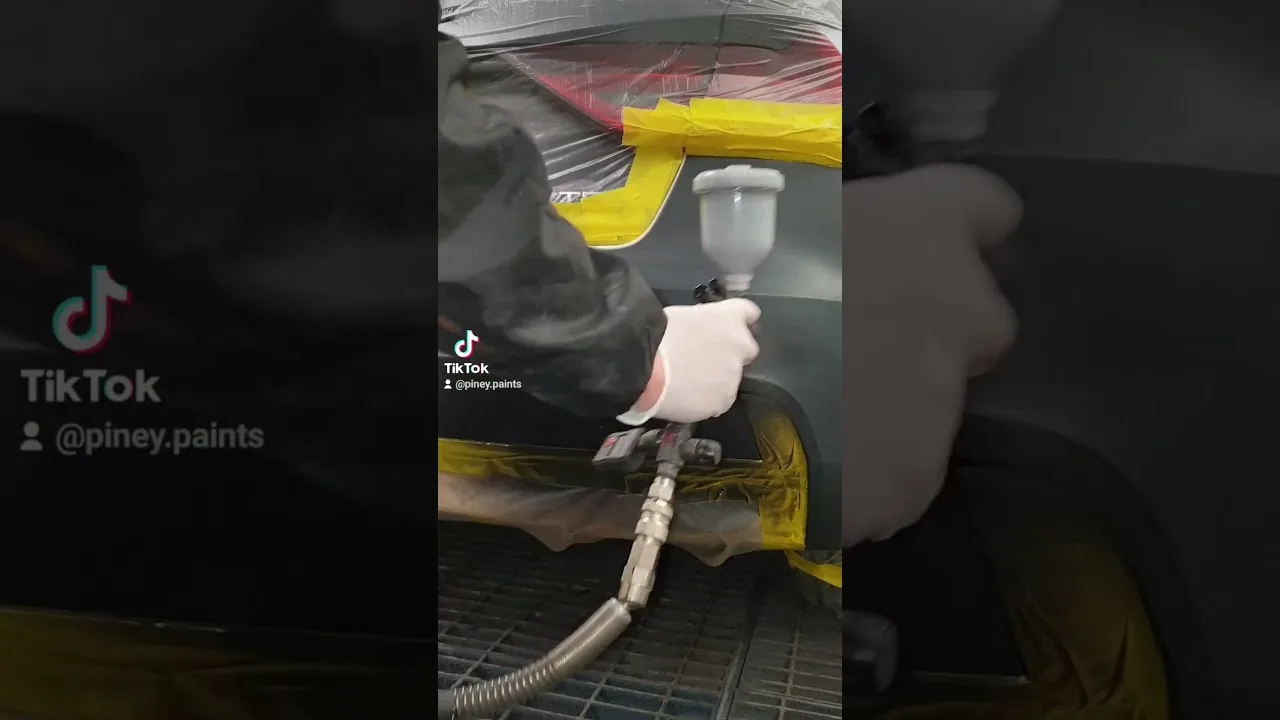 Audi a1 bumper repair #subscribe #cars #work #spraypaint #painting #audi #car #art #love #like