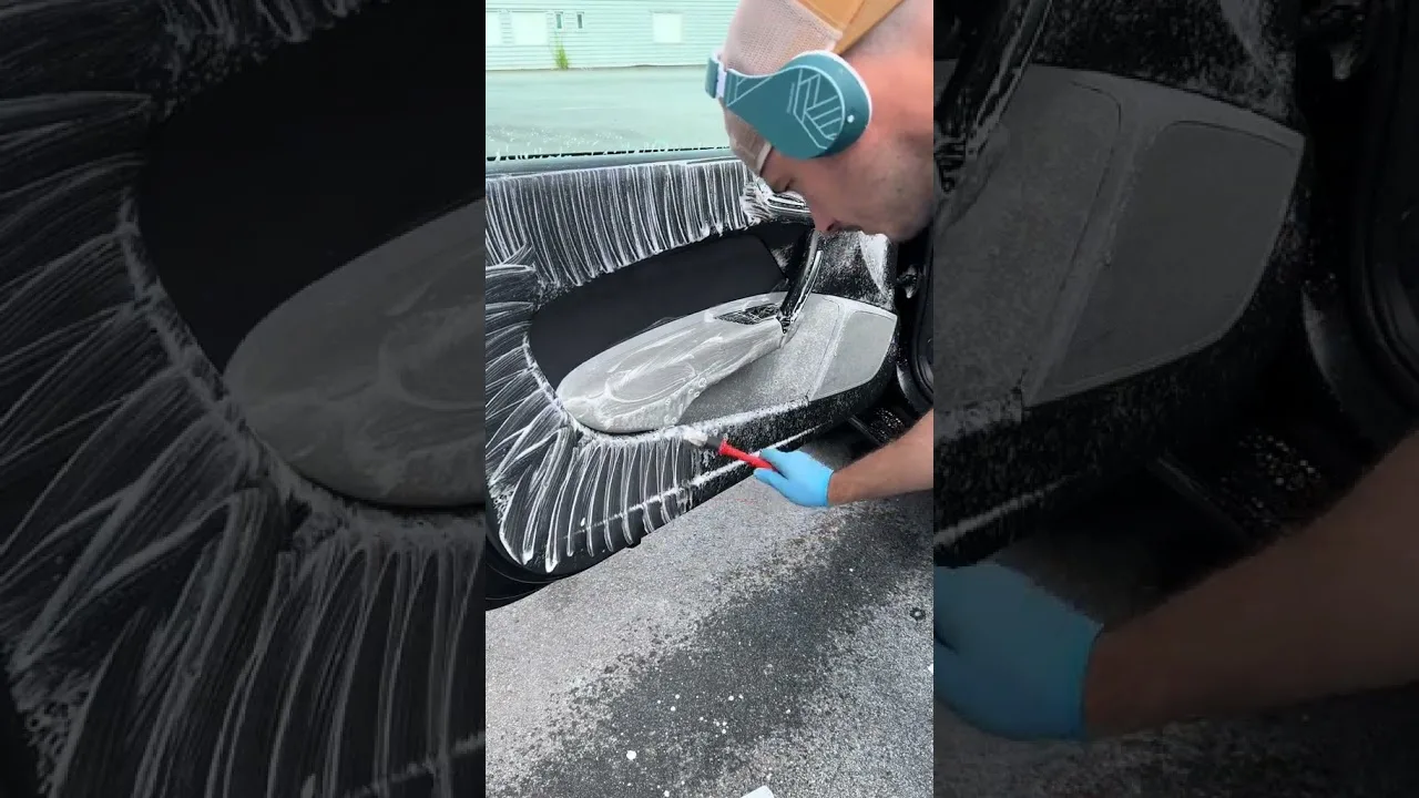ASMR Audi A1 Interior Cleaning 🚗💤 Détendez-vous avec ce nettoyage détaillé et satisfaisant ! #danse apaisante