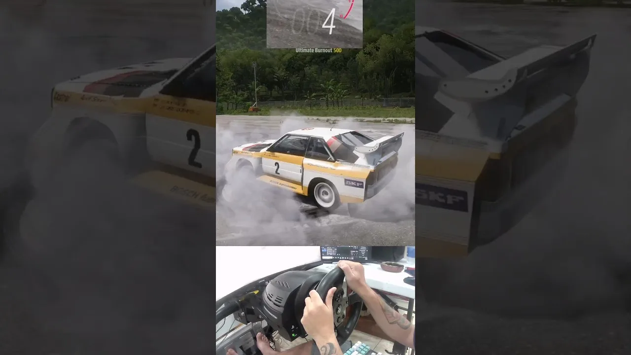 Audi Sport Quattro s1 1986 Flight Test #shorts #simulator #fh5 #forzahorizon5