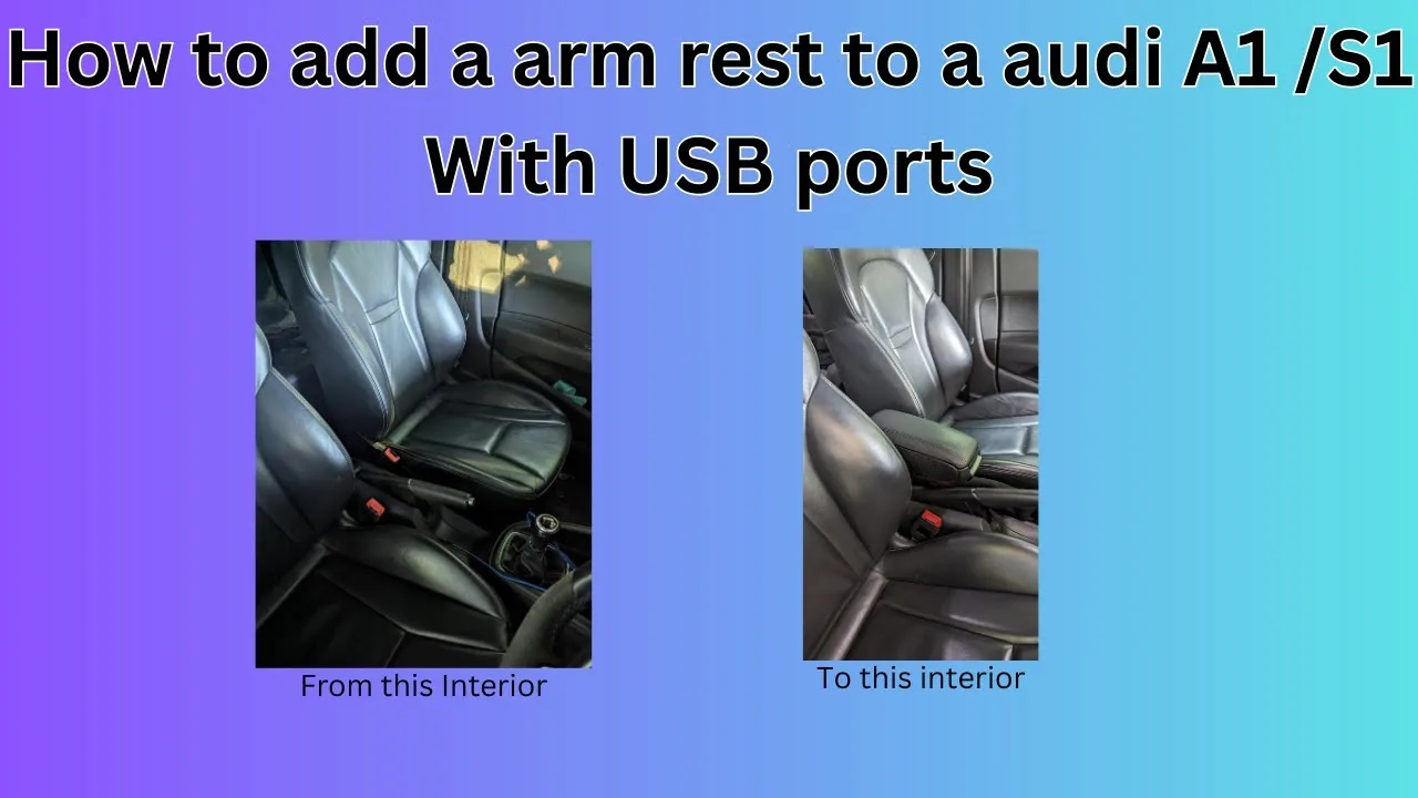 « Comment installer un accoudoir et des ports USB dans votre guide de câblage AUDI A1 / S1 |! » #Audi #guide