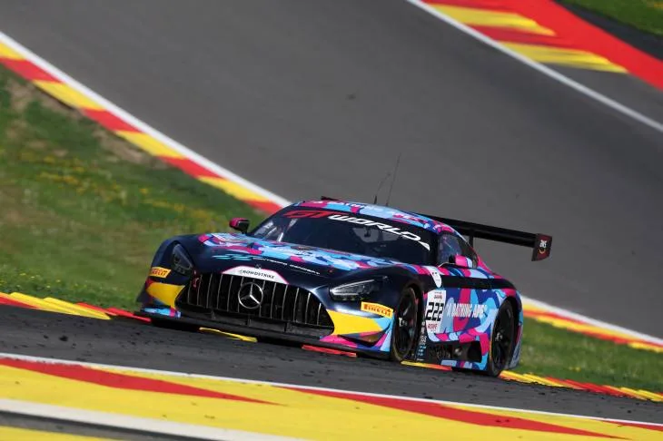 Haas Rt Audi la plus rapide le jour 2 du Spa 24 Prologue