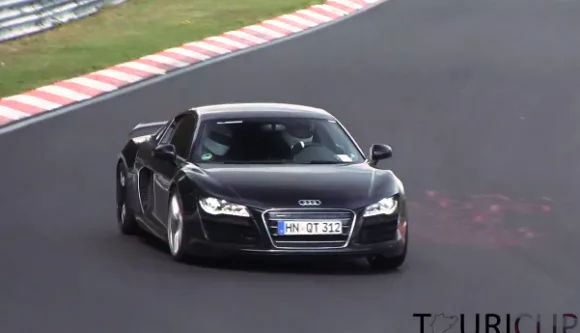 Spyshots : l’Audi R8 GT 2014 en piste sur le Ring
