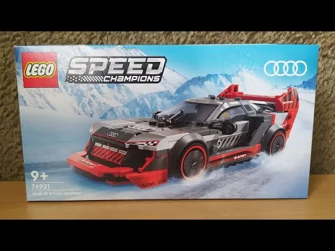 Lego Speed Champions 76921 set bemutatás – Audi S1 e-tron quattro