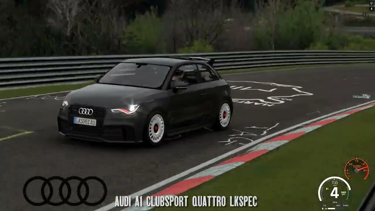 2011 Audi A1 Clubsport Quattro lkspec @ nordschleife