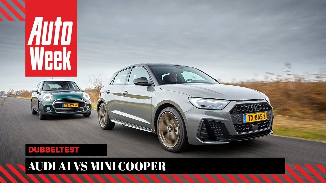 Audi A1 30 TFSI contre. Mini Cooper 5 portes – Essai AutoWeek Double – Sous-titres anglais