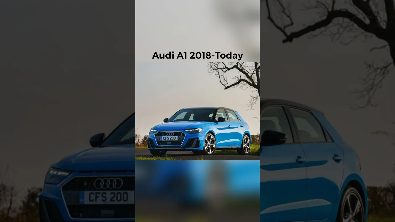 The evolution of the Audi A1 body! #short #shorts #car #evolution #machine #audia1 #audi