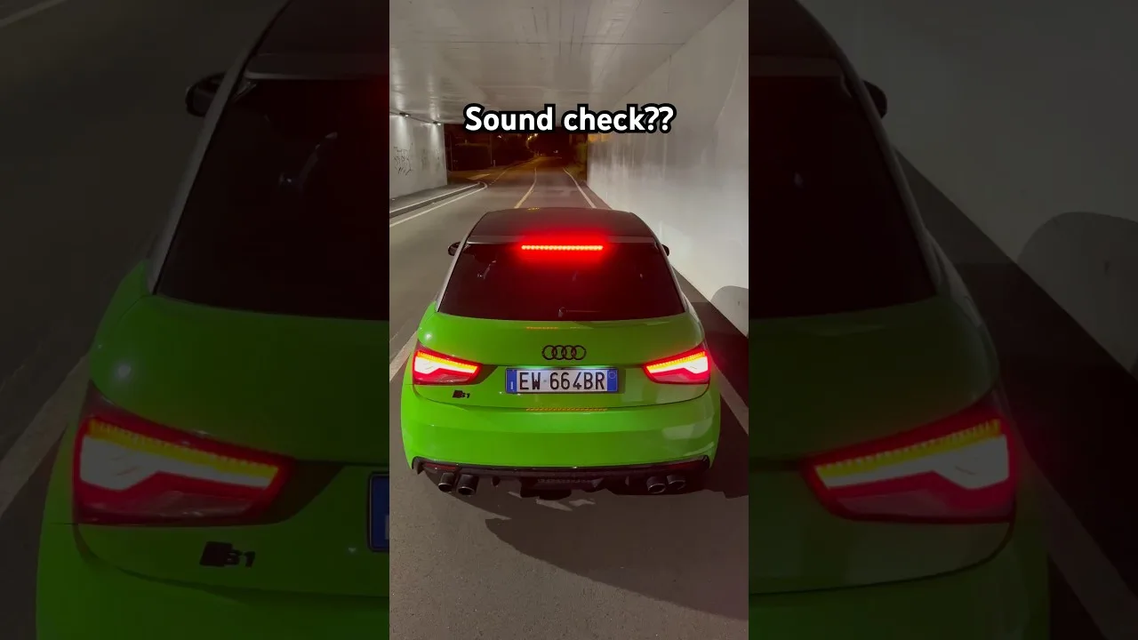 Sound check?? Audi s1