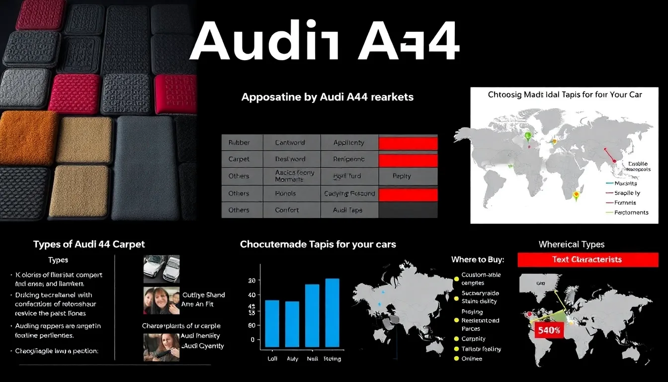 Tapis Audi A4 : Guide d’Achat et Comparatif des Meilleurs Modèles
