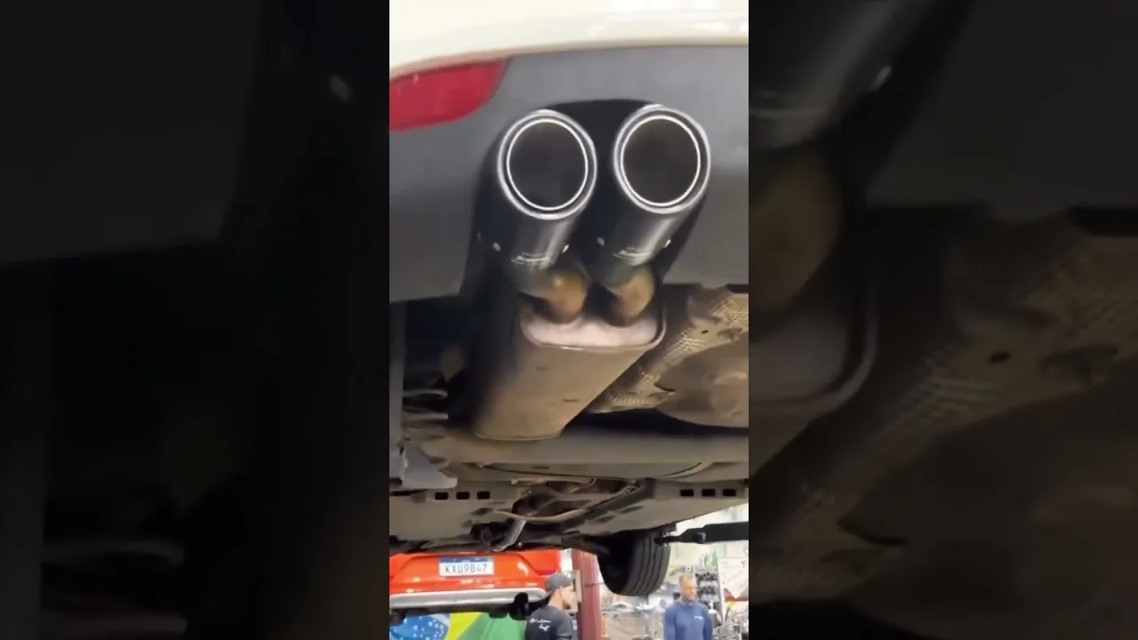 RONCO do AUDI A1 1.4 122 CAVALOS | Downpipe inox com ponteiras #escapamento #escapamentos #carro