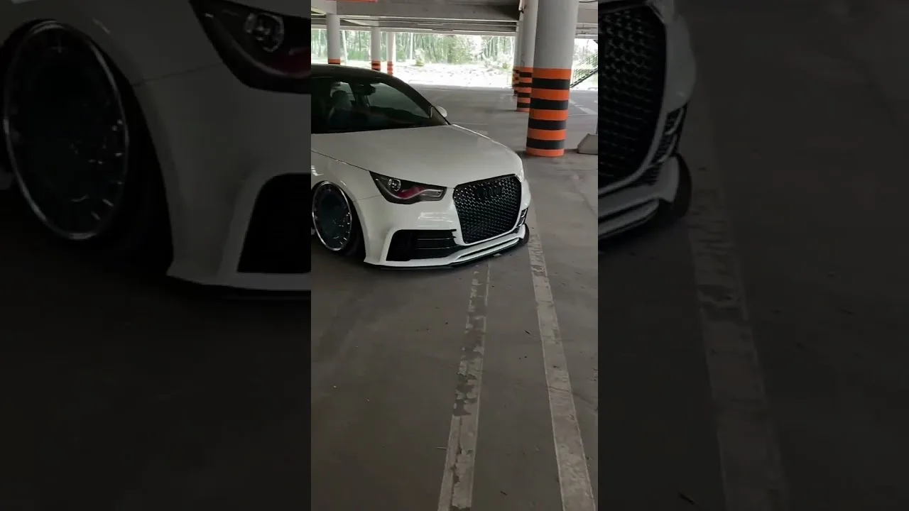 Audi a1 quattro stance🤍🔥 #audi #stance #quattro #airsuspension #exhaust #car #reels #cars