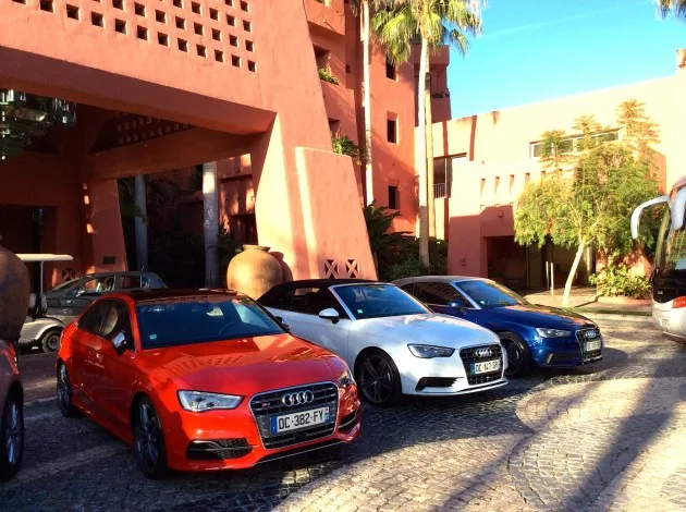 Les Canaries en Audi A3 Cabriolet