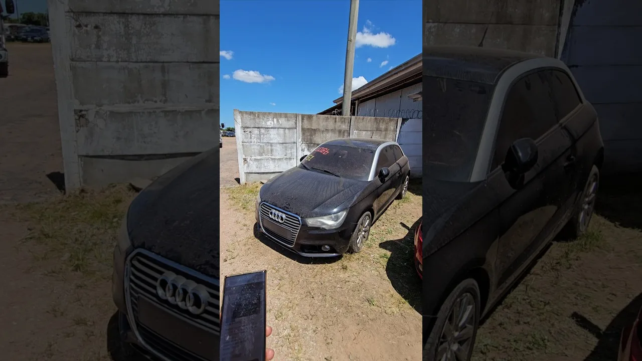 Olha esse Audi A1 que encontrei no leilão de veículos Detran Rio Grande do Sul