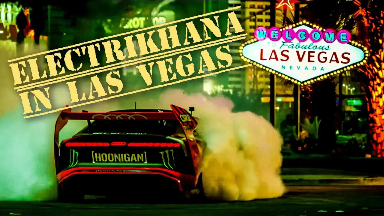 Audi S1 ​​e-tron quattro Hoonitron // Electrikhana 2022 à Las Vegas