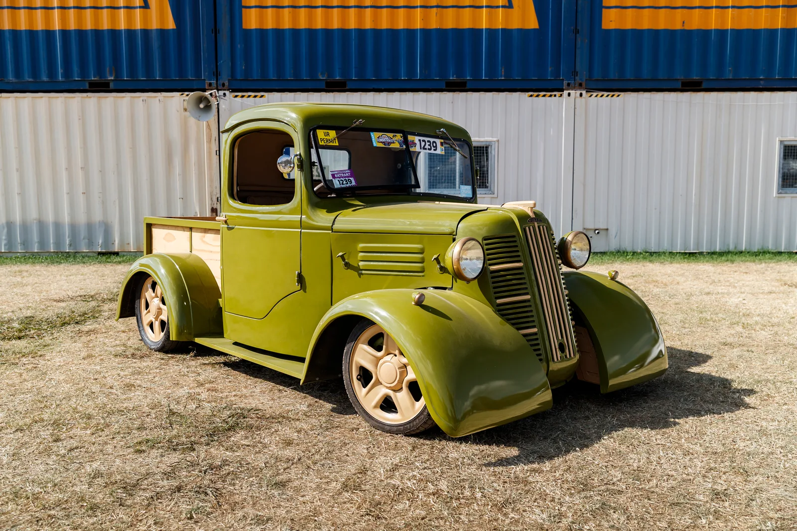 Un camion Austin 1948 échangé par Audi aux Summernats !