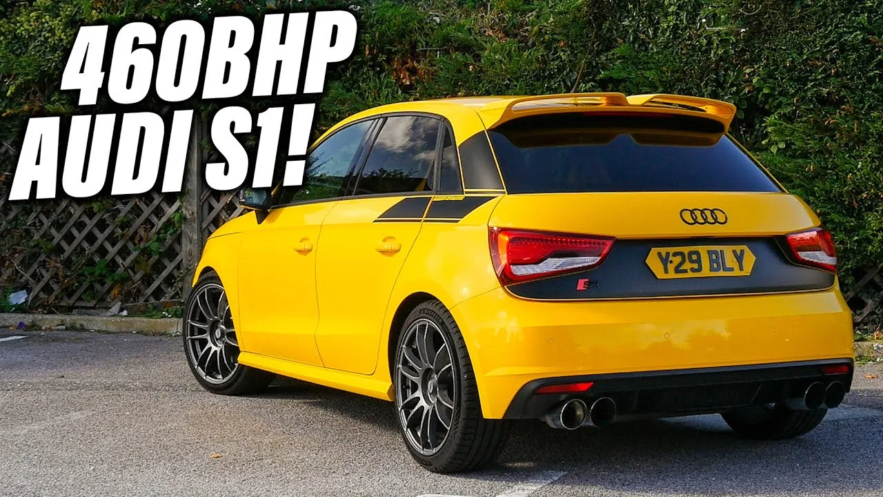 Cette Audi S1 ​​*HYBRID TURBO* de 460 ch est BRUTALEMENT RAPIDE !