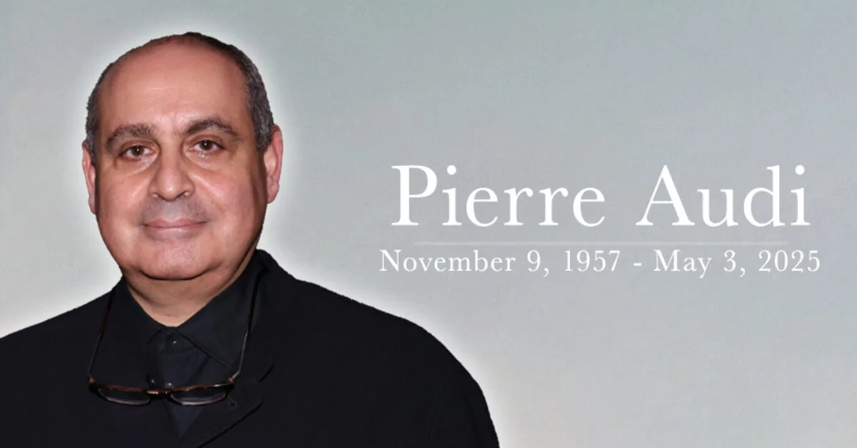 Almeida Theatre Impresario Pierre Audi est décédé à 67 ans
