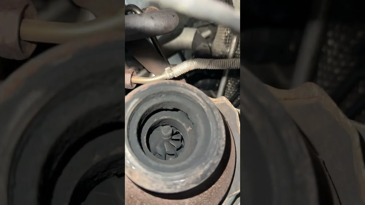 Audi A1 1.6TDI CAYC failed turbo #turbo #enginepart #audi #cayc