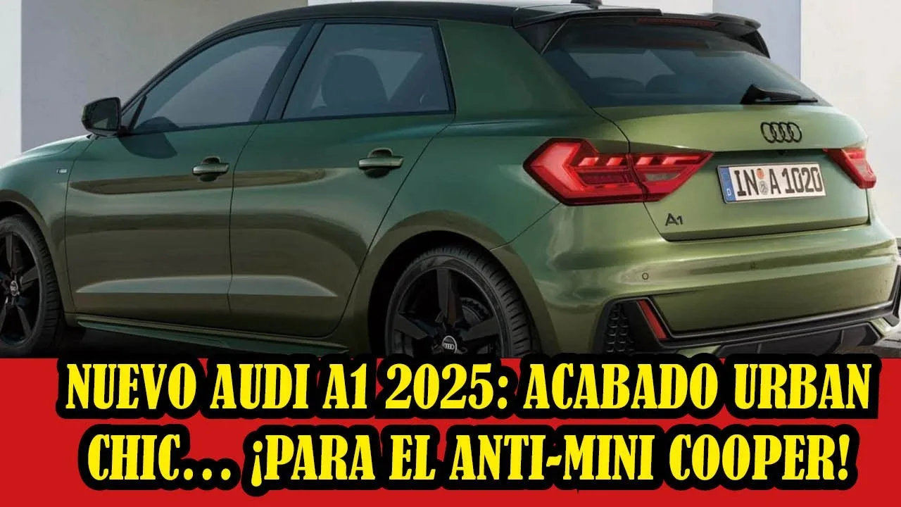 Nouvelle Audi A1 2025 : finition Urban Chic… pour l’anti-MINI Cooper !