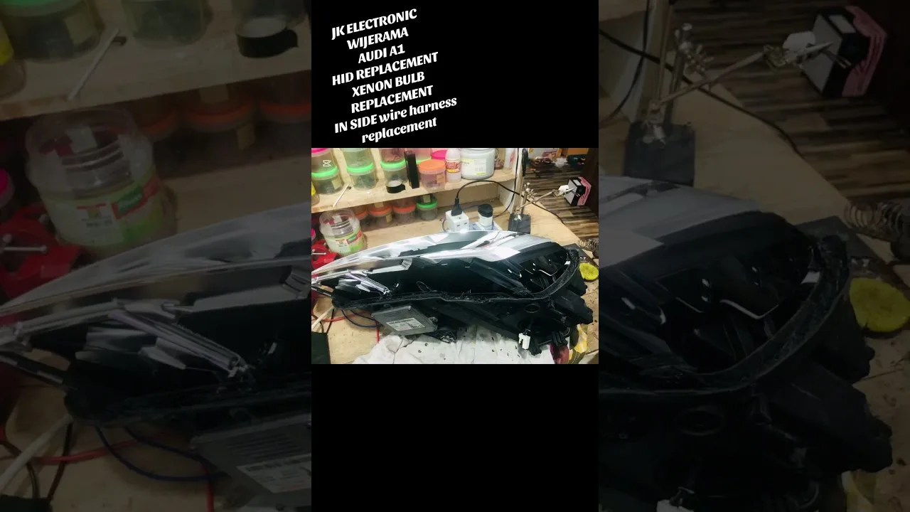 Audi a1 headlight repair JK ELECTRONCS WIJERAMA 0770383637