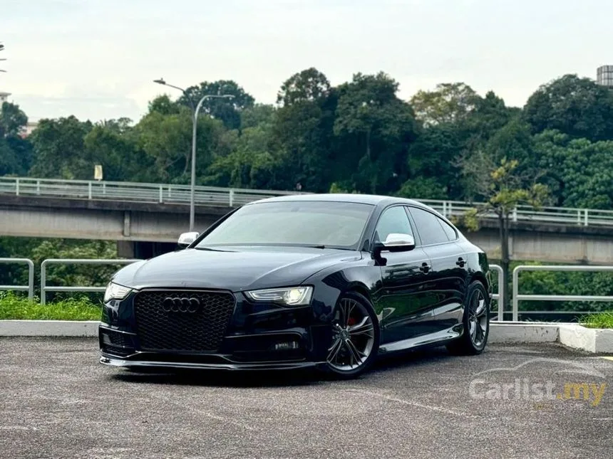 Occasion Audi S5 3.0 V6 Supercharge 333HP 440Nm TFSI Quattro Sportback 4Door B8.5 Ori/Facelift Akrapovi Échappement 2ToneInterior Drive Select Mode B&O 59K Mile