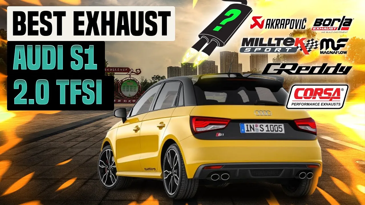 Son d’échappement Audi S1 ​​2.0 TFSI🔥Armytrix,Cobra Sport,Milltek,Ragazzon,Scorpion,Remus,Scorpion