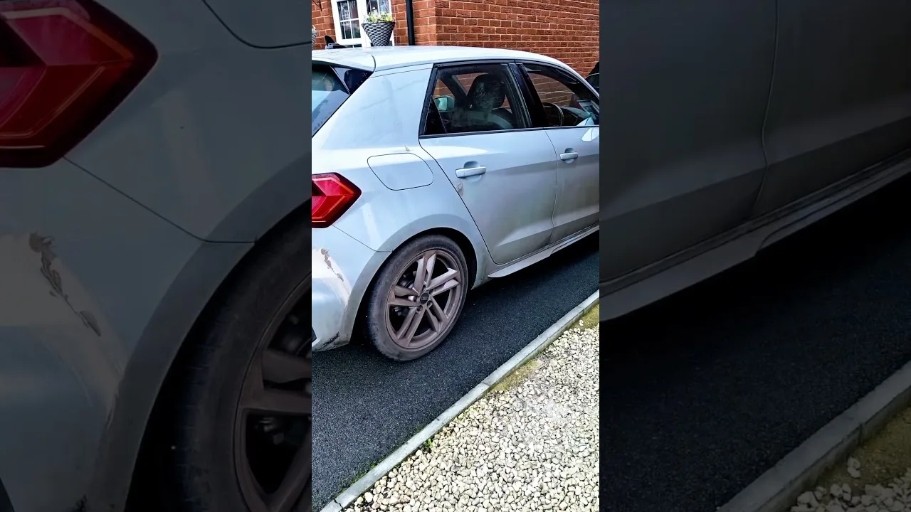 Before and after. Audi a1 in for an interior and exterior valet and detail.