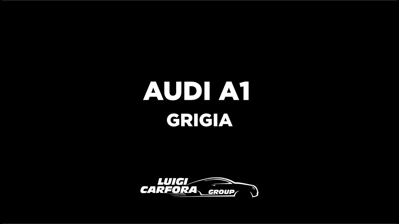 Audi A1 Sline grigia + tetto nero
