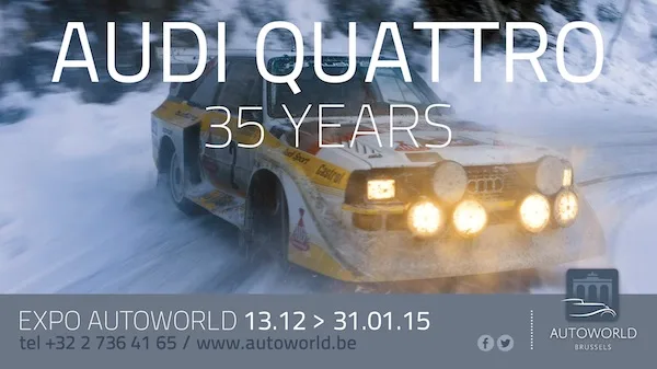 Exposition sur les 35 ans d’Audi quattro