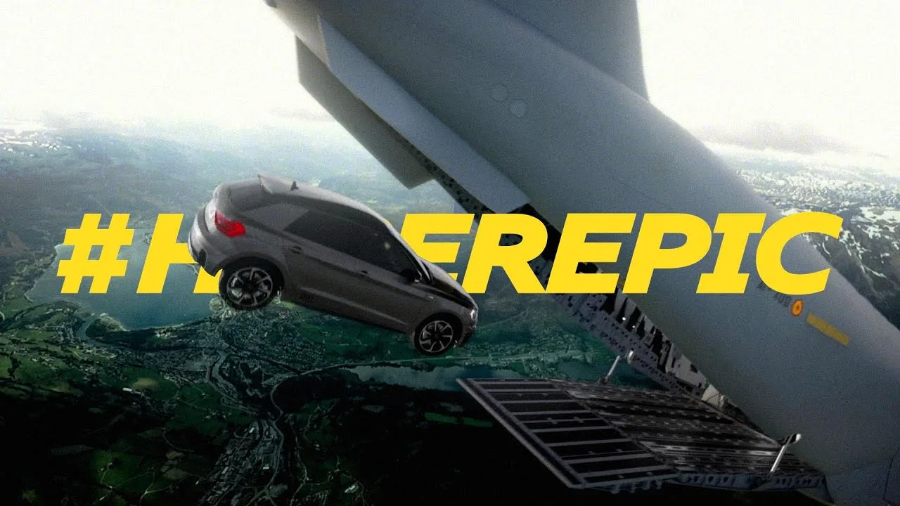 Audi A1 adrénaline – Skydive #Hyperepic