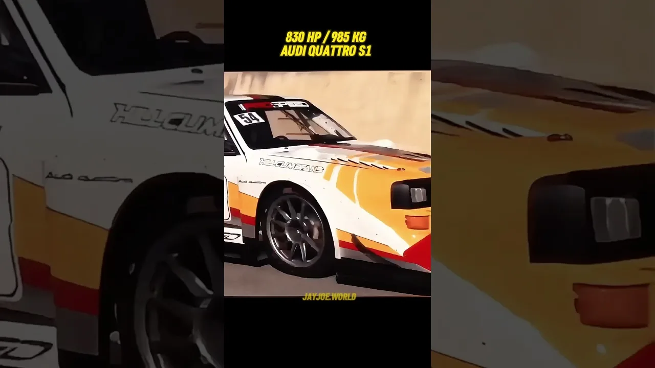 AUDI S1 QUATTRO PIKES PEAK HILL CLIMB 🔥 #audi #s1 #audis1 #hillclimb #quattro #pikespeak #rally
