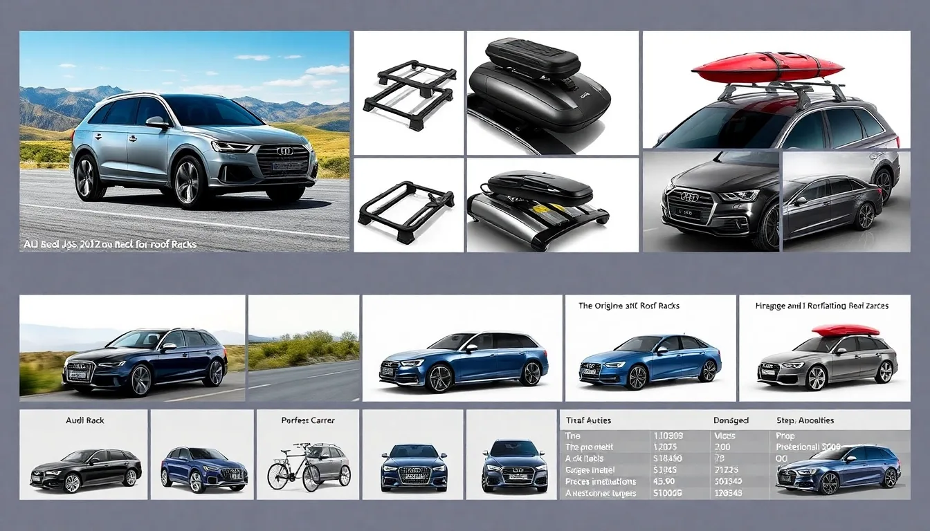 Découvrez les Meilleures Barres de Toit Audi pour Optimiser Votre Transport