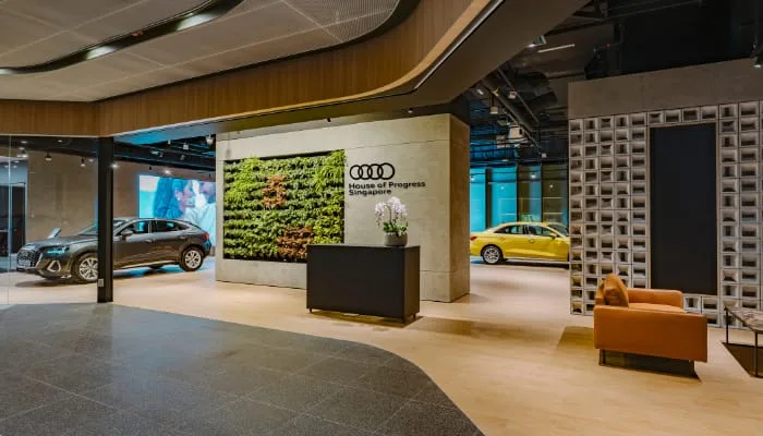Audi dévoile une salle d’exposition phare à Singapour avant l’ouverture publique