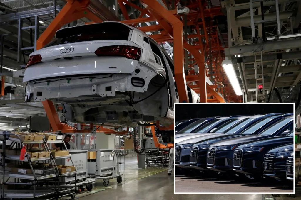 Audi de Volkswagen tenant des voitures dans les ports américains en raison du tarif automobile de 25% de Trump