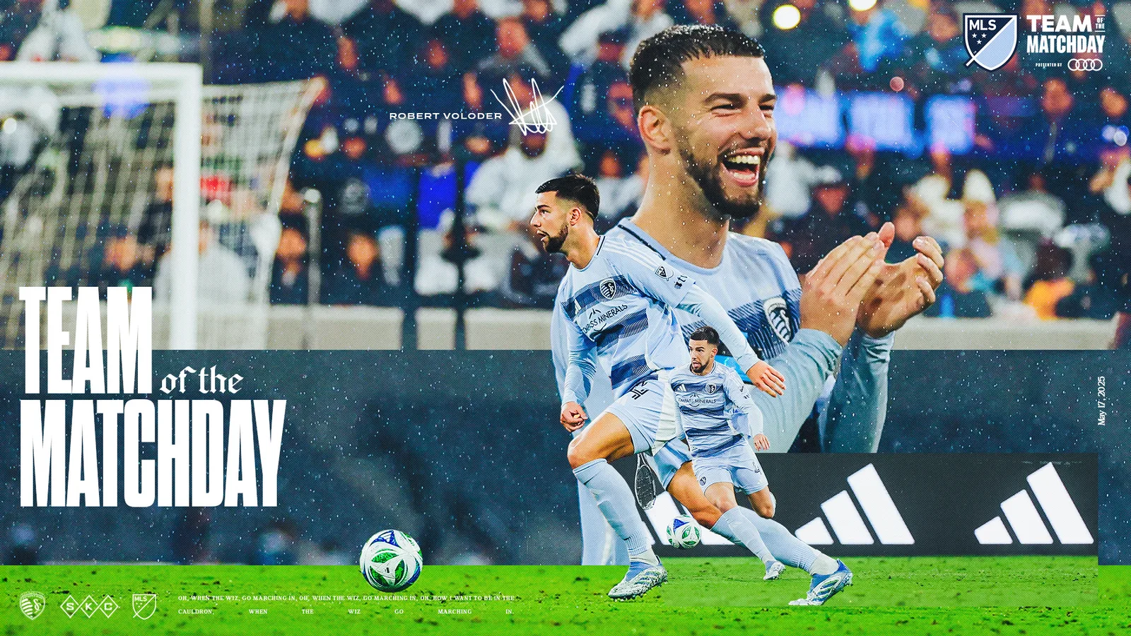 Robert Voloder nommé dans l’équipe MLS de la journée présentée par Audi