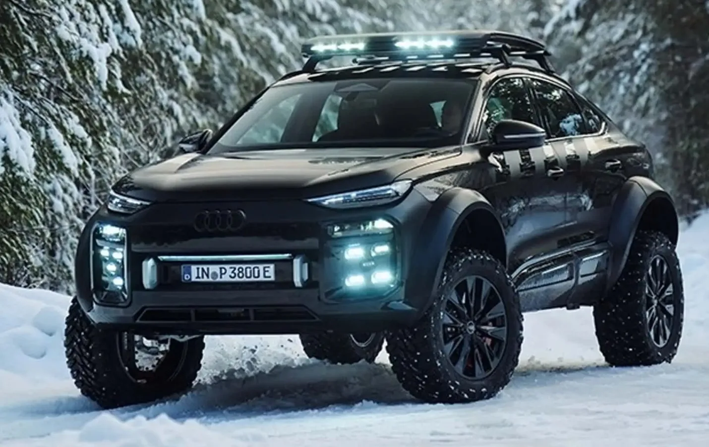 Audi a montré un SUV électrique robuste