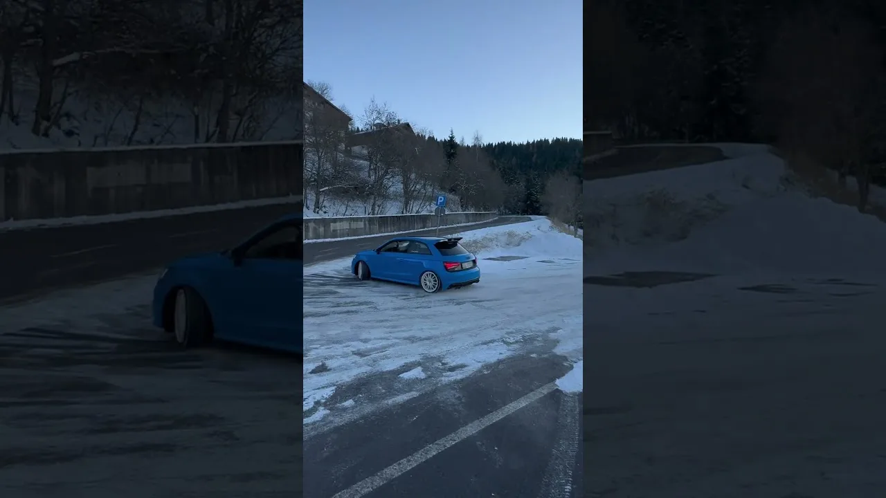 Audi S1 Quattro winter vibes ❄️🏂 #audis1 #tfsi #audiquattro #snowdriving #snowdrifting