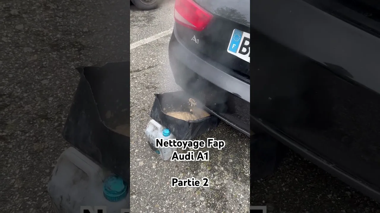 Nettoyage Fap Audi A1 Partie 2