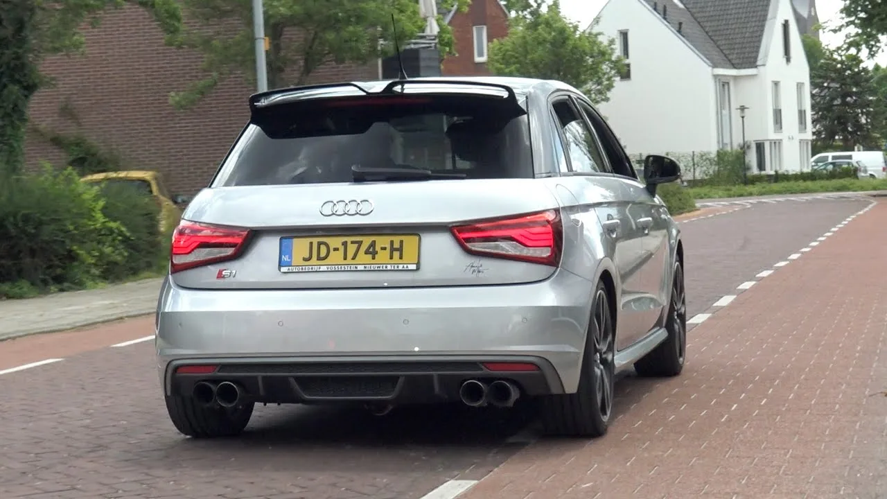 Audi S1 ​​de 320 ch et plus avec échappement Armytrix LOUD – Régimes, accélérations, pops et bangs !