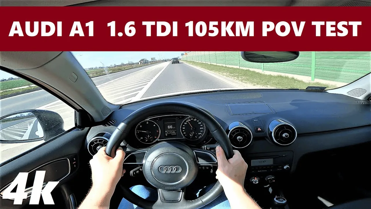 Audi A1 (2011) 1.6tdi 105KM POV DRIVE Test Accélération 0-100 | 2,7L /100km ! | 4k #22