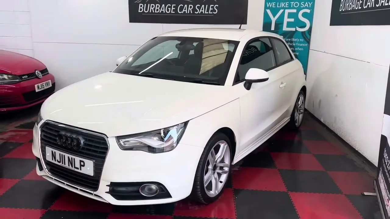Audi A1 S Line white